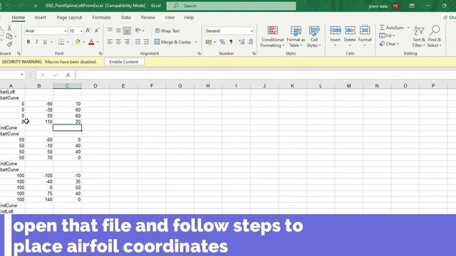 Guide to Airfoil Design: CATIA V5 & Excel Macro Tutorial for Aerospace Engineers and Enthusiasts