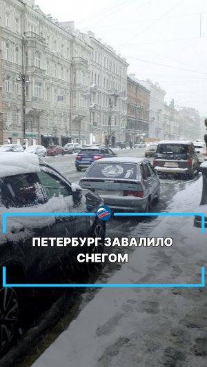 Петербург завалило снегом #shorts