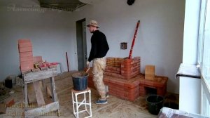 ТаймЛапс Кладка Камина в Богдановиче! Печник Бушуев Александр Екатеринбург +79536000033