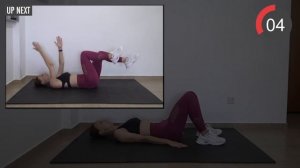 Тренировка на пресс для начинающих дома - 5 минут