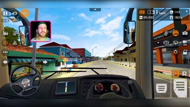ИГРАЮ В КРУТОЙ СИМУЛЯТОР АВТОБУСОВ BUS SIMULATOR INDONESIA