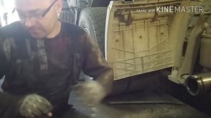 Замена задних тормозных дисков на MAN