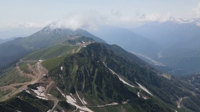 Красная поляна Сочи Краснодарский Край 4k. Krasnaya Polyana 4k