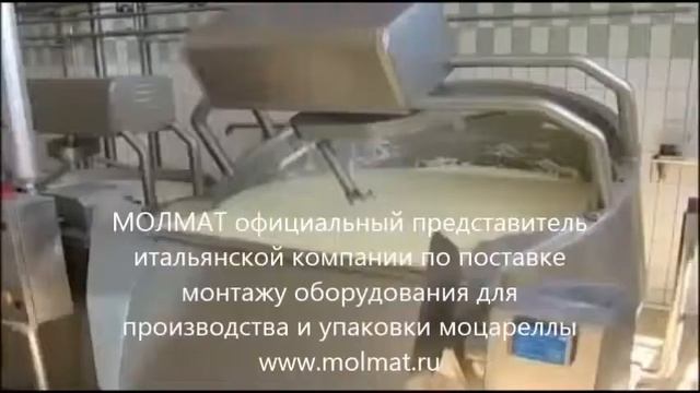 производство моцареллы на заводе в италии