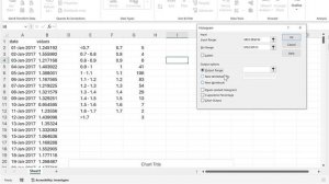 Frequency tables and histogram charts in excel