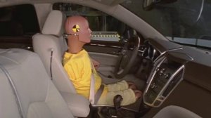 2010 Cadillac SRX side IIHS crash test
