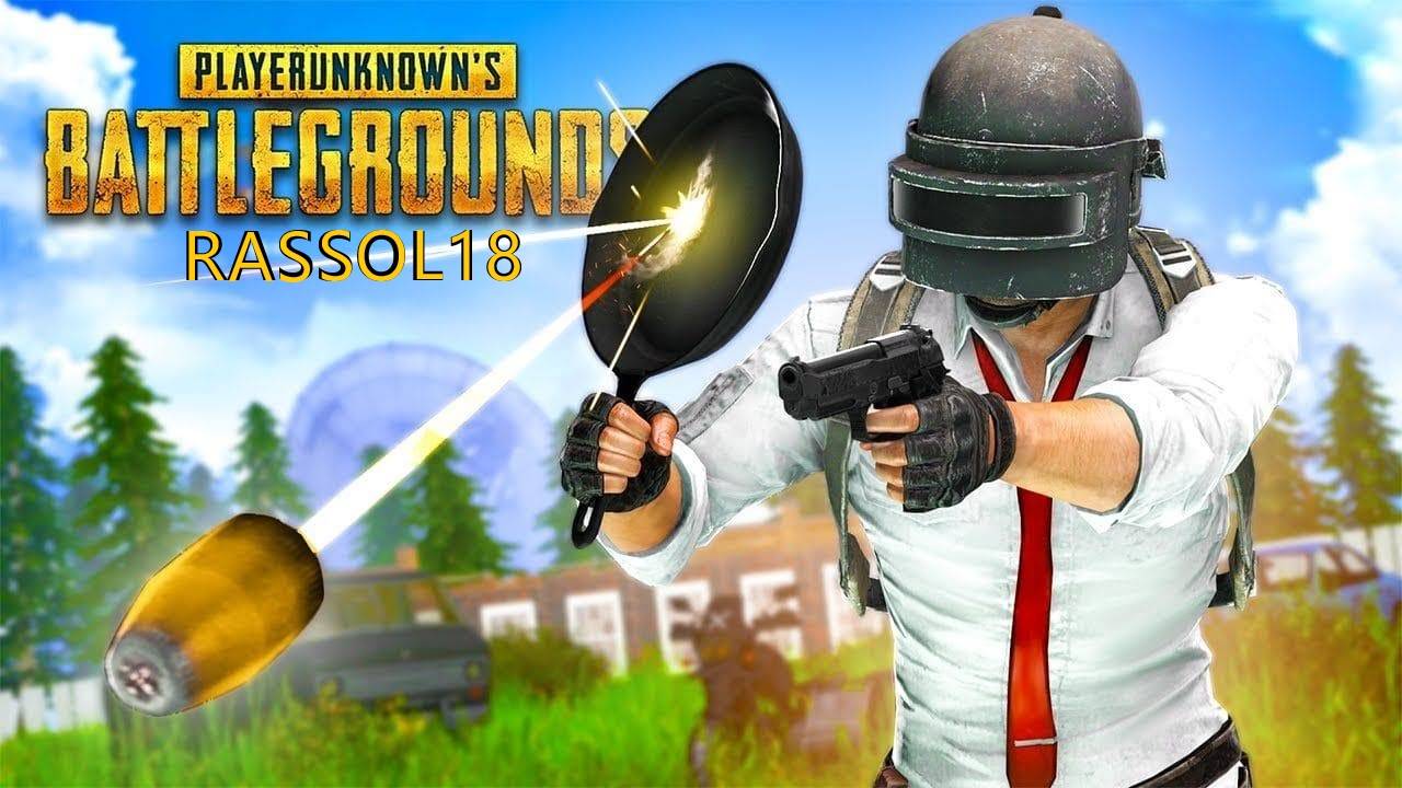 Играем в PUBG  -  Первый раз.  ( PLAYERUNKNOWN'S  BATTLEGROUNDS  Rassol )