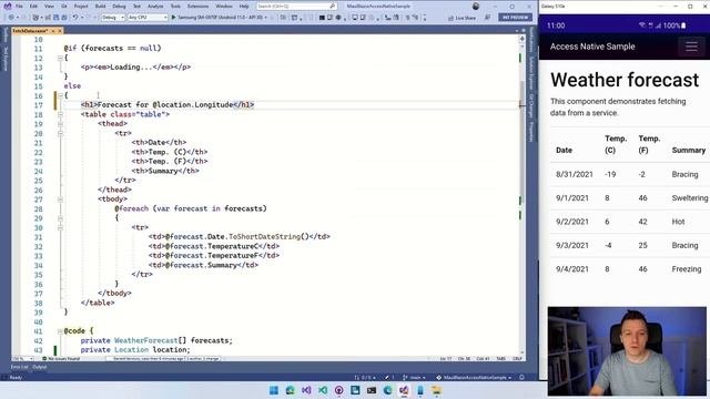 Access Device Sensors And Platform APIs From Blazor In .NET MAUI