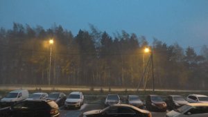 СНЕЖНАЯ БУРЯ в Подмосковье?❄⚡ снежная крупа и снегопад❄, порывы ветра до 17 м/с, 30 октября 2022 г.