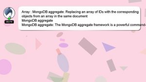 Array : MongoDB aggregate: Replacing an array of IDs with the corresponding objects from an array i