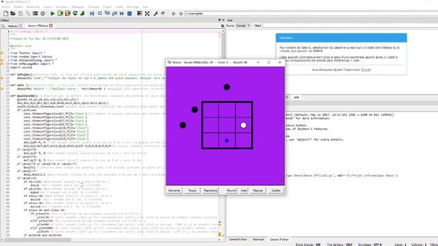Programmation d'un jeu sur Python смотреть онлайн