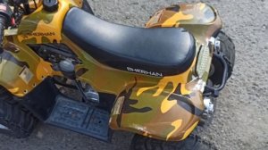 Запуск детского квадроцикла Sherhan 125