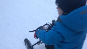 Детский электрический снегоход Eco Koleso K1. Электроснегоход для детей грузоподъемностью 100 кг