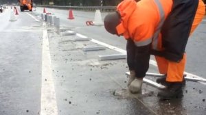 Монтаж дорожных ограждений