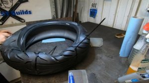 2011 BMW K1300S, rear tire change, zip tie method