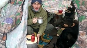 Бензопила, палатка и печка в тайге (первая часть)