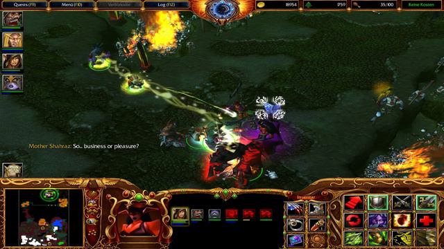 Let's Play-Warcraft 3 Rise of the Blood Elves ~ Tower Defense! [German]#026 смотреть онлайн