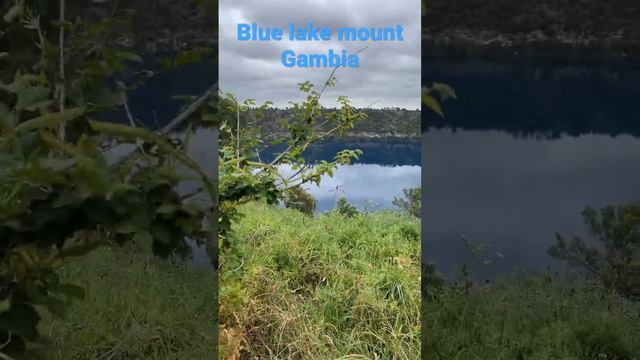 Blue lake mount Gambia