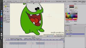 Anime Studio Pro (Moho Pro) - Как делать векторную покадровую анимацию в программе: My Om Nom