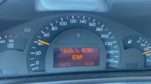 Mercedes w203 ESP problems