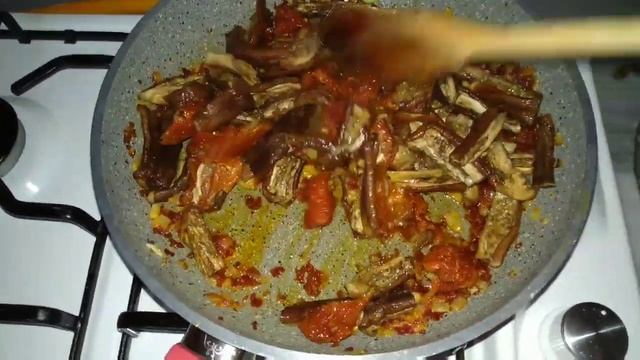 Готовим сухие баклажаны по-турецки/Куру патлыджан емеи/Kuru patlıcan yemeği/Турецкая кухня