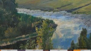 Как нарисовать летний пейзаж маслом. Урок живописи маслом.