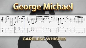 George Michael : Careless whisper guitar tab Tutorial ( guitarra )