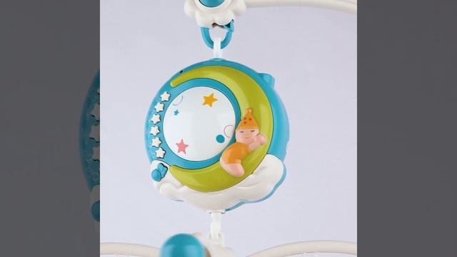 Музыкальный мобиль с проектором - ночником / карусель на кроватку / звуки природы / пульт управлени смотреть онлайн