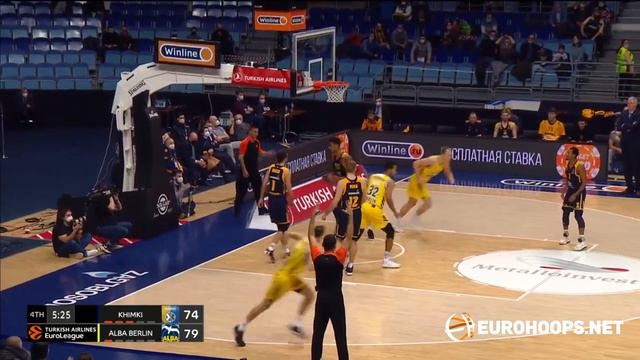 Khimki Moscow Region - ALBA Berlin 81-100: Marcus Eriksson (career-high 36 points on 10/13 3PT)
