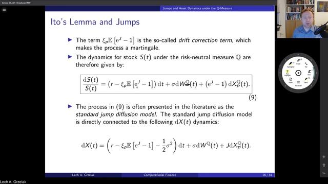 Computational Finance: Lecture 5/14 (Jump Processes) смотреть онлайн