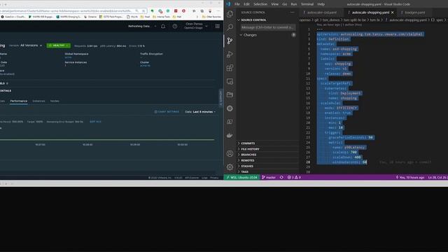 Tanzu Service mesh Application SLO and Autoscaler смотреть онлайн