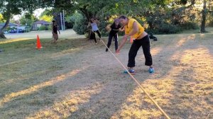 Capoeira Regional, sequence 01. Training in the park. Scarborough