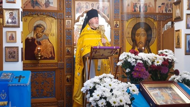 11.12.22Партенит .Храм Благовещения.Проповедь о.Никиты.