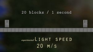 Light Speed: From Minecraft to Reality