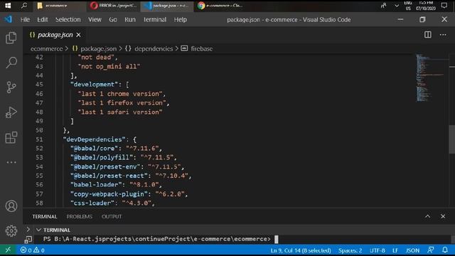 Tutorial#12|React.js/Redux E-Commerce - Installing react-redux and other packages смотреть онлайн