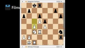 Firouzja went crazy with a wonderful sacrifice in front of world champion Carlsen Goldmoney Asian