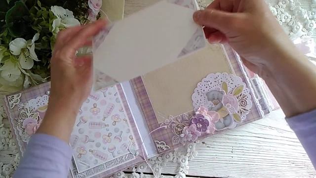 Скрапбукинг. Детский альбом. Альбом для девочки. Обзор. смотреть онлайн