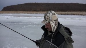 Подледная рыбалка в Де-Кастри с Кадетом и Кексом