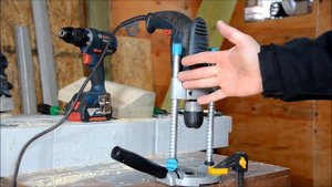 Отзыв о сверлильной стойке Wolfcraft, перед началом модернизации.
