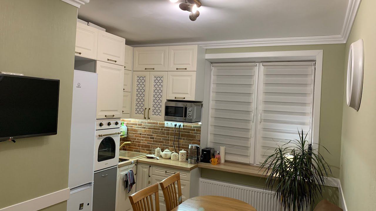 Кухня своими руками. Кухня из мебельного щита с фасадами МДФ. смотреть онлайн