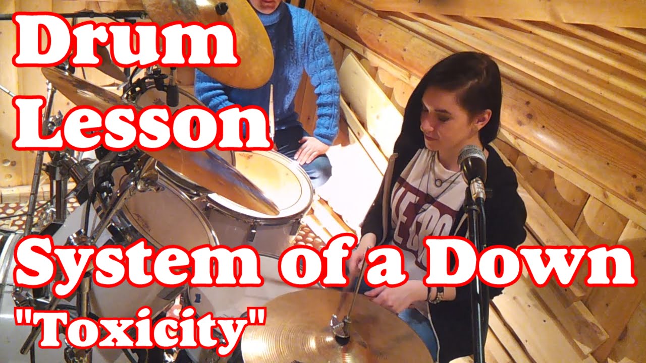 System of a Down Toxicity Drums | Drum lessons Rock Song Drum Parts Уроки игры на барабанах
