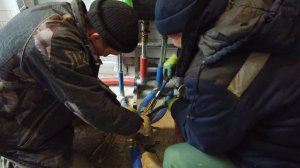 Монтаж трубы ду32 из сшитого полиэтилена stout