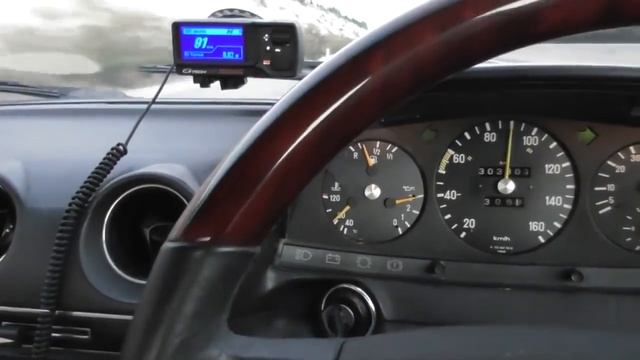 GPS VS SPEEDOMETER on Mercedes W123/240D