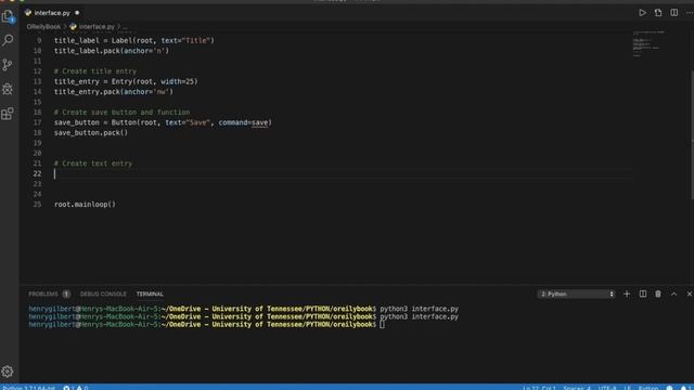 Python: TKinter GUI example 1 смотреть онлайн