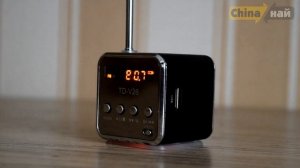 РАДИОПРИЕМНИК TD-V26 С ВОЗМОЖНОСТЬЮ ИГРЫ MP3 C АЛИЭКСПРЕСС ИЗ КИТАЯ