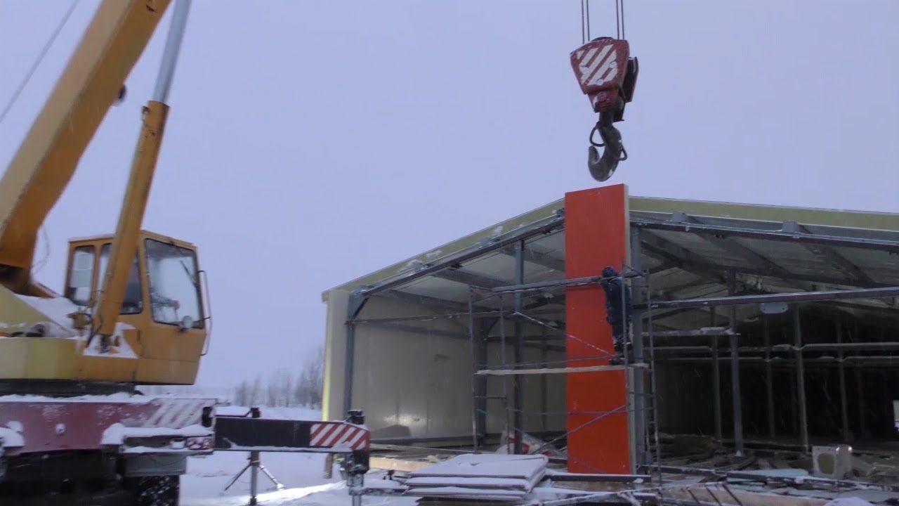 Ход строительства нового здания Ямалспаса