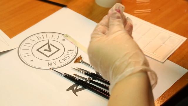 Наборы от Юлии Билей в работе - Набор №5 “Плоская кисть макси” смотреть онлайн