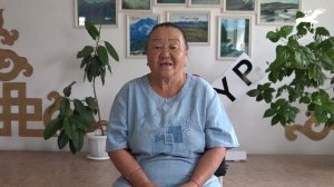 № 201. "Торгалыгныӊ бажынайда" / "На вершине Торгалыга" (С. К. Тюлюш)