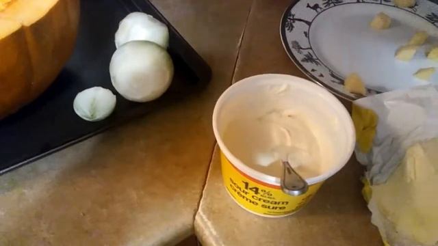 Как запечь тыкву фаршированную в духовке. Блюда из тыквы. смотреть онлайн