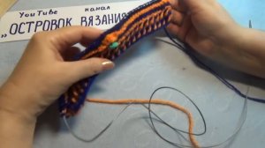 Вязание спицами домашние тапочки #186